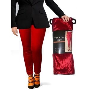TORRID Full Length Crushed Velvet Pocket‎ Legging NWT Size 1X